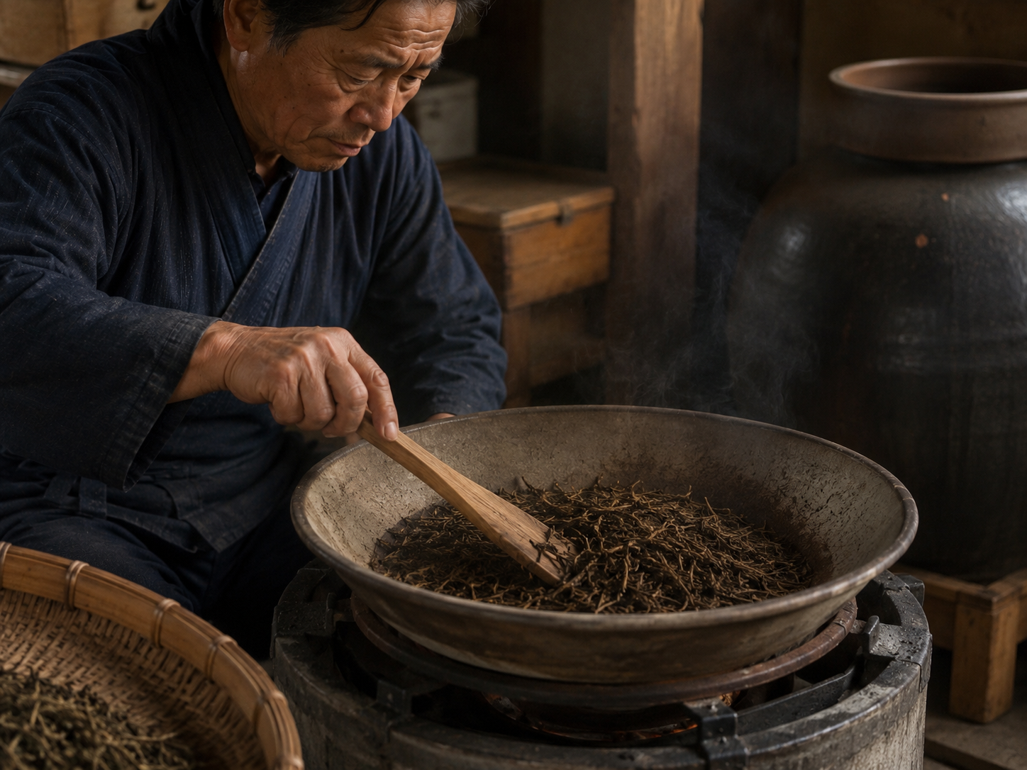 hojicha_roasting Hojicha. The Comforting Fire of Japanese Tea – The Tea Centre